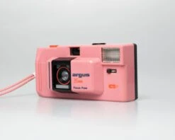 Argus C5F Pink 35mm Film Camera(Argus C5f Pink 35mm Film Camera) -Vintage Camera Store Argus C5F focus free pink 35mm film pns camera 20250805 4