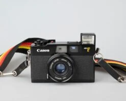 Canon® Canon A35F Rangefinder 35mm Camera With Built-in Flash W/ Case (serial 818578)(Canon A35f Rangefinder 35mm Camera With Built In Flash W Case Serial 818578) -Vintage Camera Store Canon A35F 35mm rangefinder camera serial 818578 202304193717