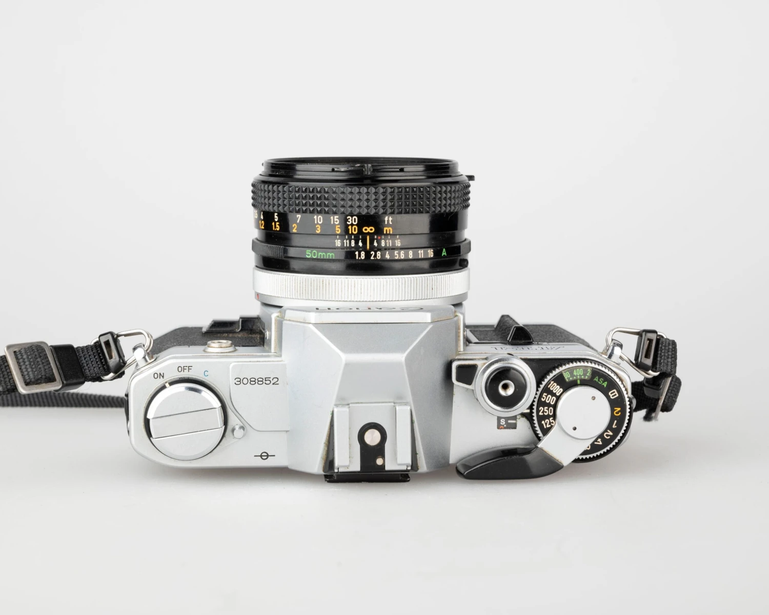 Canon® Canon AT-1 35mm SLR With Canon FD 50mm F1.8 Lens(Canon At 1 35mm Slr With Canon Fd 50mm F1 8 Lens) 6 Canon® Canon AT-1 35mm SLR With Canon FD 50mm F1.8 Lens(Canon At 1 35mm Slr With Canon Fd 50mm F1 8 Lens) - Image 6