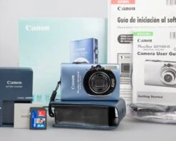 Canon® Canon Powershot SD1100 IS Digital Elph 8MP CCD Digicam W/ 2GB SD Card + Batteries + Charger + Original Box + Case(Canon Powershot Sd110 Is Digital Elph 8mp Ccd Digicam W 2gb Sd Card Batteries Charger Original Box Case) -Vintage Camera Store Canon powershot SD1100IS 8mp CCD digicam 20240305 857
