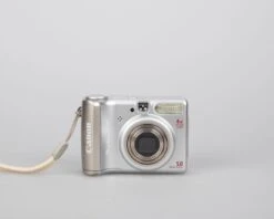 Canon® Canon Powershot A530 Digicam W/ 5 MP CCD Sensor; Includes 512MB SD Card (uses AA Batteries) + Original Box & Manual(Canon Powershot A530 Digicam W 5 Mp Ccd Sensor Includes 512mb Sd Card Uses Aa Batteries Original Box Manual) -Vintage Camera Store Canon powershot a530 5mp CCD digicam 20240307 868