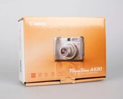 Canon® Canon Powershot A530 Digicam W/ 5 MP CCD Sensor; Includes 512MB SD Card (uses AA Batteries) + Original Box & Manual(Canon Powershot A530 Digicam W 5 Mp Ccd Sensor Includes 512mb Sd Card Uses Aa Batteries Original Box Manual) -Vintage Camera Store Canon powershot a530 5mp CCD digicam 20240307 871