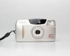 Canon® Canon Sure Shot Zoom 76 Date 35mm Film Camera W/ Case (serial 4575391)(Canon Sure Shot Zoom 76 Date 35mm Film Camera W Case Serial 4575391) -Vintage Camera Store Canon sure shot 76 Zoom date 35mm pns camera serial 4575391 20250314 11