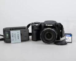 Canon® Canon PowerShot SX510 HS 20.1MP Digicam W/ 4GB SD Card + Battery + Charger(Canon Powershot Sx510 Hs 20 1mp Digicam W 4gb Sd Card Battery Charger)