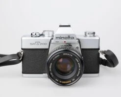 Minolta SRT 200 35mm SLR W/ Rokkor 50mm F1.7 Lens + Ever-ready Case (serial 7527170)(Minolta Srt 200 35mm Slr W Rokkor 50mm F1 7 Lens Serial 7527170)
