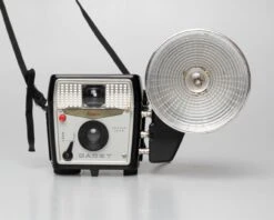 Ansco Cadet Camera Outfit W/ Flash Holder + Bulbs(Ansco Cadet Camera Outfit W Flash Holder Bulbs)