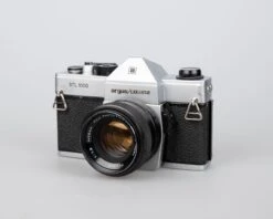 Argus Cosina STL 1000 Camera W/ Fujinon 55mm F1.8 Lens (serial 0402721)(Argus Cosina Stl 1000 Camera W Fujinon 55mm F1 8 Lens Serial 0402721) -Vintage Camera Store argus cosina STL1000 35mm film viewfinder camera serial 0402721 20240720 1811