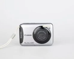 Canon® Canon Powershot A490 Digicam 10 MP CCD Sensor W/ Original Box + Manuals + 2GB SD Card (uses AA Batteries)(Canon Powershot A490 Digicam 10 Mp Ccd Sensor W Original Box Manuals 2gb Sd Card Uses Aa Batteries) -Vintage Camera Store canon powershot A490 10megapixel CCD digicam box manuals 2gbSD 20240106 450