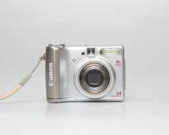 Canon® Canon Powershot A530 5MP CCD Sensor Digicam W/ 2GB SD (uses AA Batteries; Serial 2452104955)(Canon Powershot A530 5mp Ccd Sensor Digicam W 2gb Sd Uses Aa Batteries Serial 2452104955 Copy) -Vintage Camera Store canon powershot a530 5mp ccd digicam serial 2452104955 20250324 8