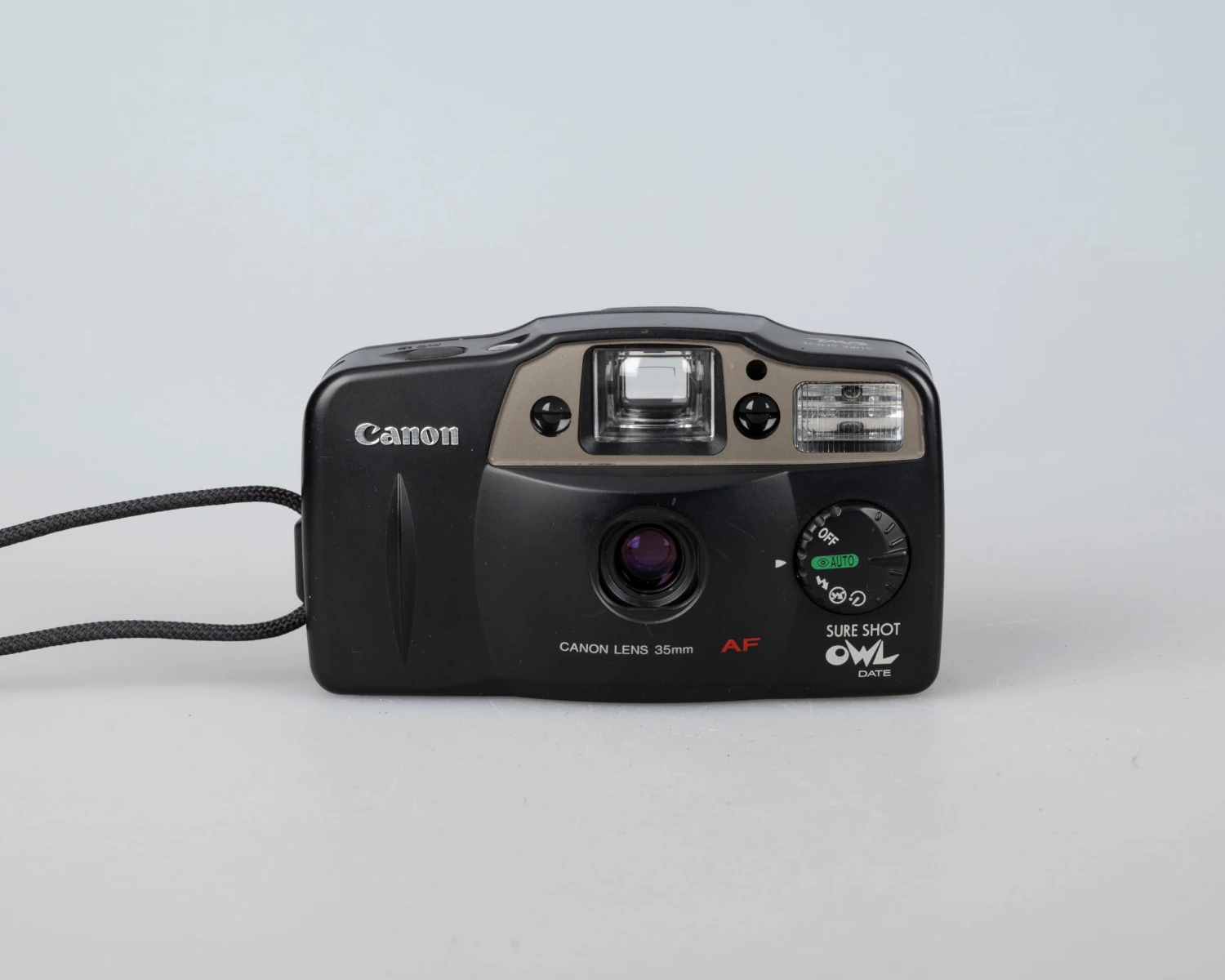 Canon® Canon Sure Shot Owl 35mm Camera W/ Case (serial 3525928)(Canon Sure Shot Owl 35mm Camera W Case Serial 3525928)