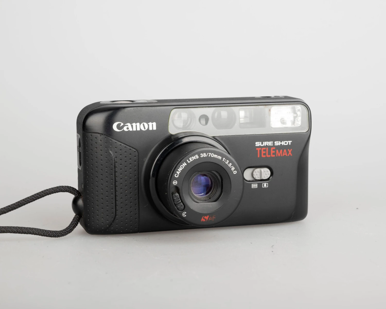 Canon® Canon Sure Shot Tele Max 35mm Film Camera W/ Case (serial 5559377)(Canon Sure Shot Tele Max 35mm Film Camera W Case Serial 5559377)