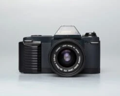 Canon® Canon T50 35mm Film SLR Camera W/ FD 35-70mm Lens + Case (serial 1992261)(Canon T50 35mm Film Slr Camera W Fd 35 70mm Lens Case Serial 1992261)