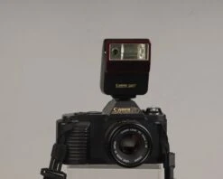 Canon® Canon T50 35mm Film SLR Camera W/50mm F1.8 Lens + Speedlite Flash (serial 2047177)(Canon T50 35mm Film Slr Camera W 50mm F1 8 Lens Speedlite Flash Serial 2047177) -Vintage Camera Store canont50 june2020 20210610 622