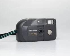 Fujifilm Clear Shot Plus 35mm Film Camera (w/ Black And Turquoise Strap)(Fujifilm Clear Shot Plus 35mm Film Camera W Black And Turquoise Strap) -Vintage Camera Store fuji clear Shot plus 35mm film pns Camera 20250622 5