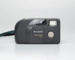 Fujifilm Clear Shot Plus 35mm Film Camera (w/ Black And Turquoise Strap)(Fujifilm Clear Shot Plus 35mm Film Camera W Black And Turquoise Strap) -Vintage Camera Store fuji clear Shot plus 35mm film pns Camera 20250622 8
