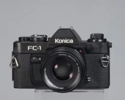 Konica FC-1 35mm Film SLR Outfit(Konica Fc 1 35mm Film Slr Outfit Complete With Hexanon 50mm F1 7 Lens X24 Auto Flash Auto Winder F Film Tested Immaculate Condition) -Vintage Camera Store il fullxfull.2106674644 3bpv
