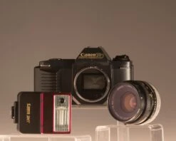 Canon® Canon T50 Camera + Speedlite Flash(Canon T50 35mm Film Slr W 50mm F1 8 Lens Canon 244t Speedlite Flash Film Tested Excellent Condition) -Vintage Camera Store il fullxfull.2189754236 4lqs