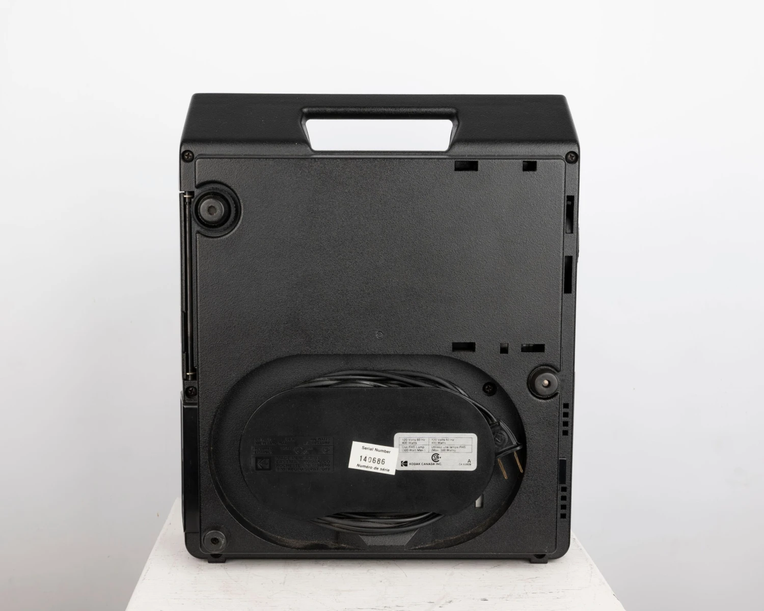 Kodak Carousel 4400 35mm Slide Projector W/ Ektanar C 102mm F2.8 Lens (serial 140686)(Kodak Carousel 4400 35mm Slide Projector W Ektanar C 102mm F2 8 Lens Serial 140686) 9 Kodak Carousel 4400 35mm Slide Projector W/ Ektanar C 102mm F2.8 Lens (serial 140686)(Kodak Carousel 4400 35mm Slide Projector W Ektanar C 102mm F2 8 Lens Serial 140686) - Image 9