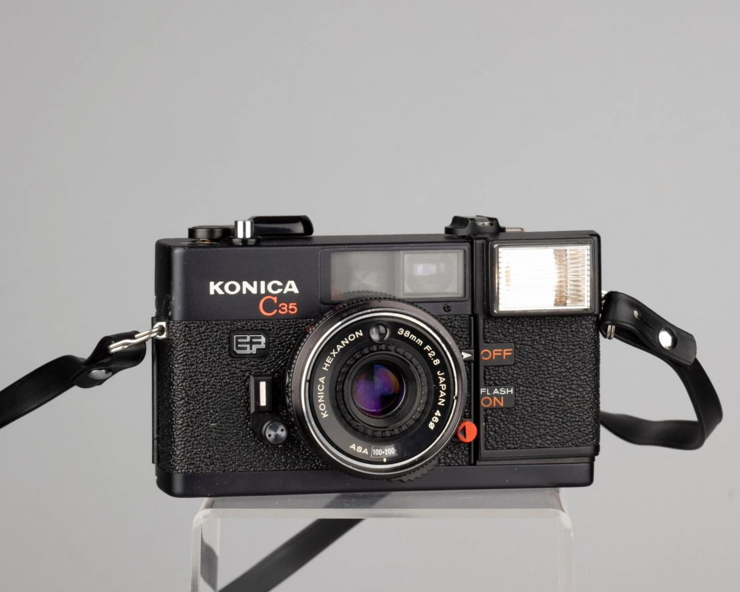 Konica C35 EF 35mm Film Camera W/original Ever-ready Case (serial 232840)(Konica C35 Ef 35mm Film Camera W Original Ever Ready Case Serial 232840) 1 Konica C35 EF 35mm Film Camera W/original Ever-ready Case (serial 232840)(Konica C35 Ef 35mm Film Camera W Original Ever Ready Case Serial 232840)