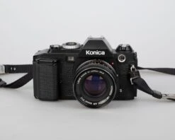 Konica FS-1 35mm Film SLR Camera W/Hexanon AR 50mm F1.7 Lens (serial 423763) | Film🎞tested(Konica Fs 1 35mm Film Slr Camera W Hexanon Ar 50mm F1 7 Lens Serial 423763 Film🎞tested)