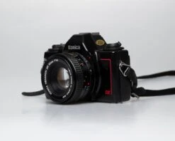 Konica TC-X 35mm Film SLR W/ Hexanon AR 50mm F1.8 Lens + Manual (serial 268882)(Konica Tc X 35mm Film Slr W Hexanon Ar 50mm F1 8 Lens Serial 268882) -Vintage Camera Store konica TC X 35mm film SLR camera serial 268882 20250809 5