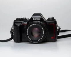 Konica TC-X 35mm Film SLR W/ Hexanon AR 50mm F1.8 Lens + Manual (serial 268882)(Konica Tc X 35mm Film Slr W Hexanon Ar 50mm F1 8 Lens Serial 268882)