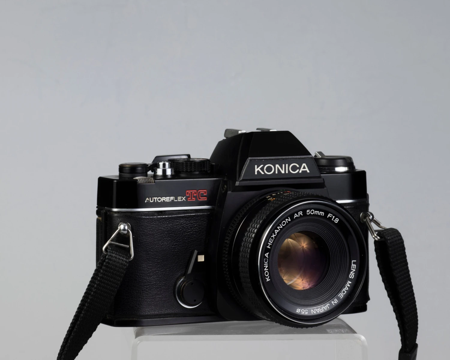 Konica Autoreflex TC 35mm Film SLR W/Hexanon AR 50mm F1.8 Lens *no Flash Trigger; Otherwise Works Well*(Konica Autoreflex Tc 35mm Film Slr W Hexanon Ar 50mm F1 8 Lens No Flash Trigger Otherwise Working) 2 Konica Autoreflex TC 35mm Film SLR W/Hexanon AR 50mm F1.8 Lens *no Flash Trigger; Otherwise Works Well*(Konica Autoreflex Tc 35mm Film Slr W Hexanon Ar 50mm F1 8 Lens No Flash Trigger Otherwise Working) - Image 2