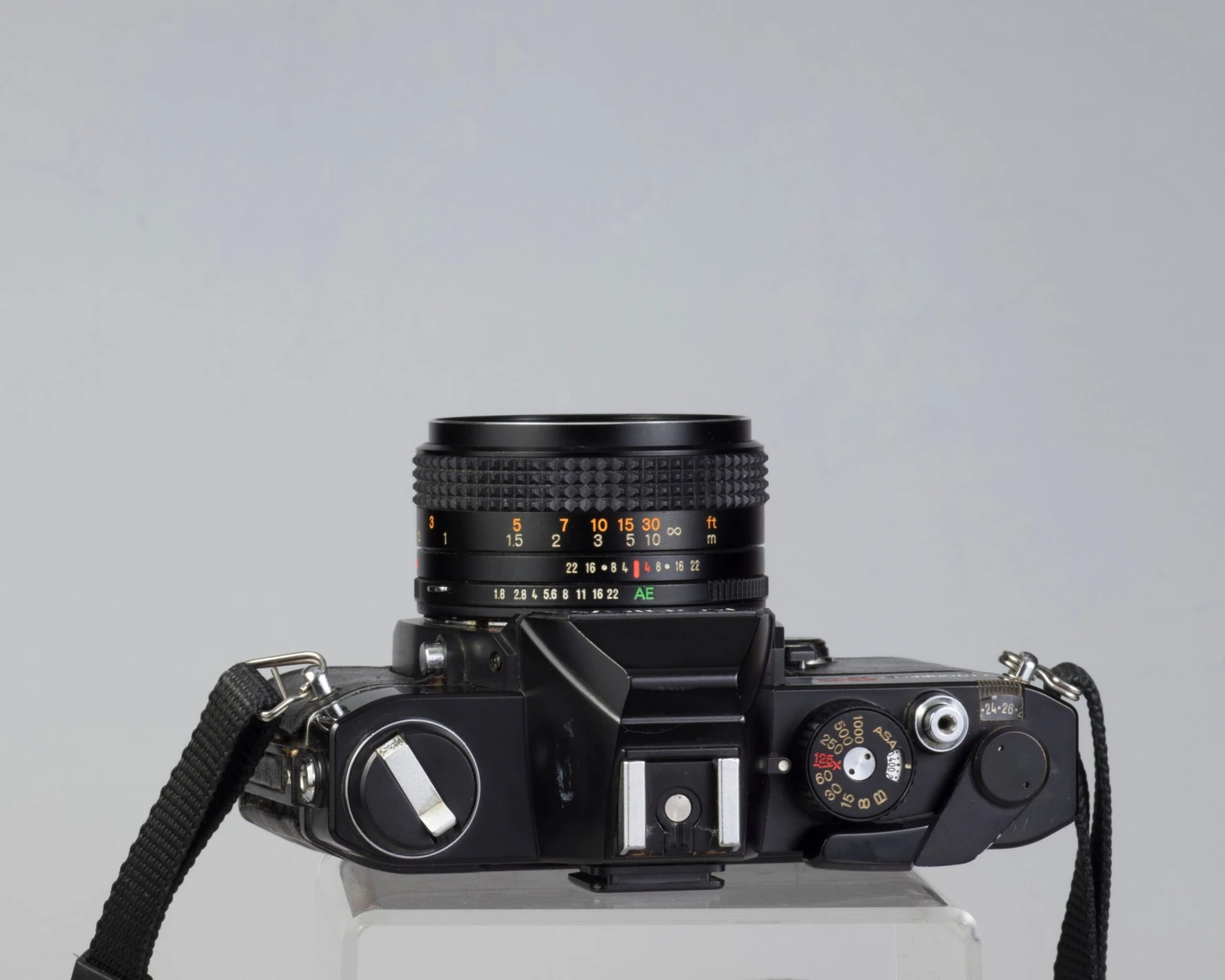 Konica Autoreflex TC 35mm Film SLR W/Hexanon AR 50mm F1.8 Lens *no Flash Trigger; Otherwise Works Well*(Konica Autoreflex Tc 35mm Film Slr W Hexanon Ar 50mm F1 8 Lens No Flash Trigger Otherwise Working) 5 Konica Autoreflex TC 35mm Film SLR W/Hexanon AR 50mm F1.8 Lens *no Flash Trigger; Otherwise Works Well*(Konica Autoreflex Tc 35mm Film Slr W Hexanon Ar 50mm F1 8 Lens No Flash Trigger Otherwise Working) - Image 5