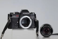 Konica Autoreflex TC 35mm Film SLR W/Hexanon AR 50mm F1.8 Lens *no Flash Trigger; Otherwise Works Well*(Konica Autoreflex Tc 35mm Film Slr W Hexanon Ar 50mm F1 8 Lens No Flash Trigger Otherwise Working) 11 Konica Autoreflex TC 35mm Film SLR W/Hexanon AR 50mm F1.8 Lens *no Flash Trigger; Otherwise Works Well*(Konica Autoreflex Tc 35mm Film Slr W Hexanon Ar 50mm F1 8 Lens No Flash Trigger Otherwise Working) -Vintage Camera Store konica autoreflexTC Hexanon50mmf18 serial 226330 20211121 401