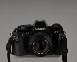 Minolta X-9 35mm SLR W/ Minolta MD50mm F1.7 Lens + Ever-ready Case(Minolta X 9 35mm Slr W Rokkor 50mm F1 7 Lens Ever Ready Case) -Vintage Camera Store minoltaX9 ser77302448 20200804 551