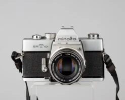 Minolta SRT 101 35mm SLR W/MC Rokkor PF 55mm F1.7 Lens + Ever-ready Case (serial 2496174)(Minolta Srt 101 35mm Slr W Mc Rokkor Pf 55mm F1 7 Lens Ever Ready Case Serial 2496174) -Vintage Camera Store minolta SRT101 serial 2496174 202205221184