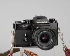 Minolta XE-7 35mm SLR (serial 1199607) W/ Minolta MD 28mm F2.8 Lens(Minolta Xe 7 35mm Slr Serial 1199607 W Minolta Md 28mm F2 8 Lens) -Vintage Camera Store minolta XE7 serial 1199607 202206011196