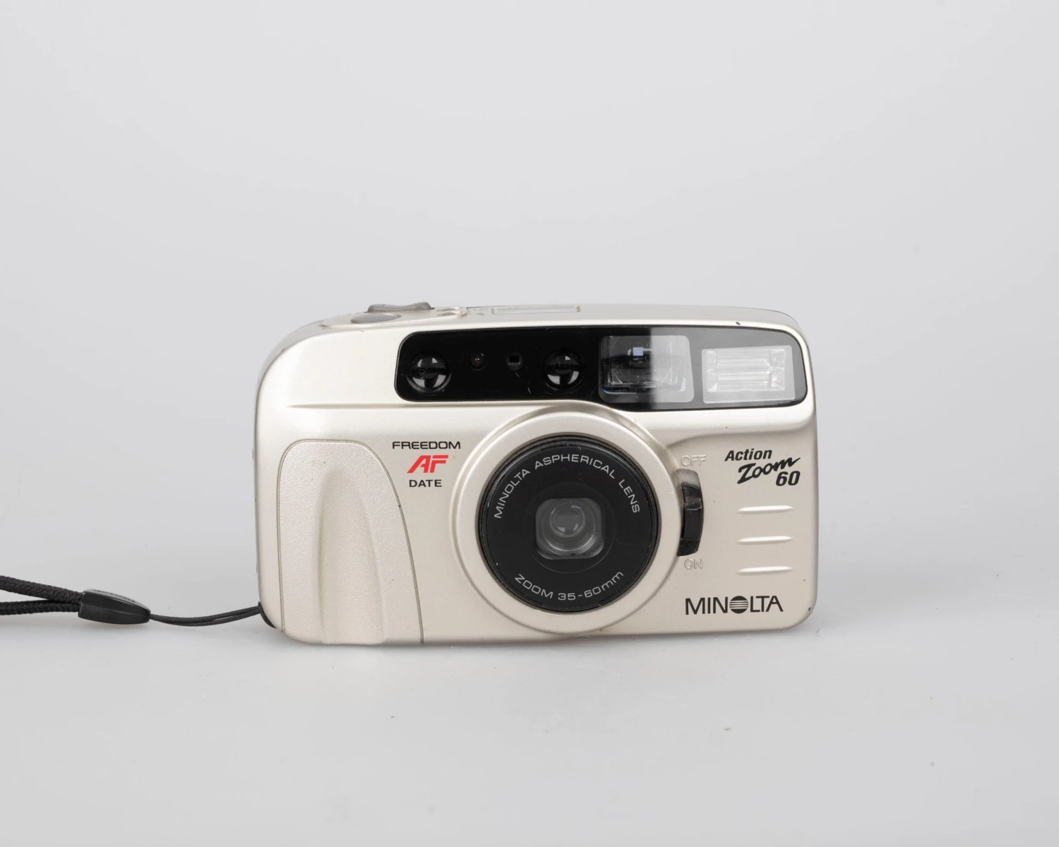 Minolta Freedom Action Zoom 60 35mm Camera (serial 42113047)(Minolta Freedom Action Zoom 60 35mm Camera Serial42113047)