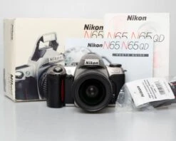 Nikon N65 35mm Film SLR W/ AF Nikkor 28-80mm Lens In Original Box (serial 3260549)(Nikon N65 35mm Film Slr W Af Nikkor 28 80mm Lens In Original Box Serial 3260549)
