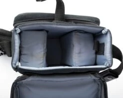 Nikon Mid-sized Black With Red Trim Camera Bag(Nikon Mid Sized Black With Red Trim Camera Bag) -Vintage Camera Store nikon black red medium camera shoulder bag 20240212 537