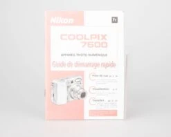 Nikon Coolpix 7600 7MP CCD Sensor Digicam W/ Battery Charger + Manual In French (uses AA Batteries)(Nikon Coolpix 7600 7mp Ccd Sensor Digicam W Battery Charger Manual In French Uses Aa Batteries) -Vintage Camera Store nikon coolpix 7600 ccd digicam 202304304125