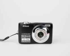 Nikon Coolpix L24 14MP CCD Sensor Digicam W/ Case (uses AA Batteries And SD Memory Cards)(Nikon Coolpix L24 14mp Ccd Sensor Digicam Uses Aa Batteries And Sd Memory Cards) -Vintage Camera Store nikon coolpix l24 ccd digicam 202304304123