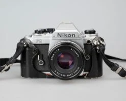 Nikon FG 35mm Film SLR Camera With 50mm F1.8 Lens And Ever-ready Case(Nikon Fg 35mm Film Slr Camera With 50mm F1 8 Lens And Ever Ready Case) -Vintage Camera Store nikon fg 35mm SLR serial 9005607 202303233427