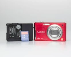 Panasonic Lumix DMC-FH25 16 MP Digicam W/ Charger + Battery + 8 GB SD Card (serial WN1SB001309)(Panasonic Lumix Dmc Fh25 16 Mp Digicam W Charger Battery 8 Gb Sd Card Serial Wn1sb001309)