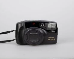 Pentax Zoom 105-R 35mm Camera W/case (serial 1318471)(Pentax Zoom 105 R 35mm Camera W Case Serial 1318471) -Vintage Camera Store pentax zoom105 R 35mm film pns camera serial 1318471 20240512 1528
