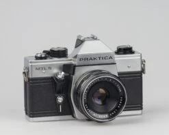 Praktica MTL 5 35mm Film SLR Camera With Rikenon 55mm F2.8 Lens And Ever-ready Case(Copy Of Praktica Mtl 5 35mm Film Slr Camera With Rikenon 52mm F2 8 Lens And Ever Ready Case) -Vintage Camera Store praktica MTL5 35mm Film camera with rikenon55mmf28 20200530 113