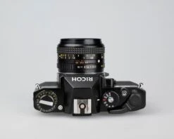 Ricoh XR-5 35mm SLR + XR Rikenon 50mm 1:2 Lens (serial 50344819)(Ricoh Xr 5 35mm Slr Xr Rikenon 50mm 1 2 Lens Serial 50344819) -Vintage Camera Store ricoh KR 5 35mm SLR serial D5E45858 202212182884