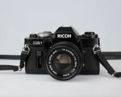 Ricoh XR-7 35mm SLR + XR Rikenon 50mm 1:2 Lens + Ever-ready Case(Ricoh Xr 7 35mm Slr Xr Rikenon 50mm 1 2 Lens Ever Ready Case) -Vintage Camera Store ricoh XR7 35mm SLR Camera 202212112621
