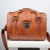 GENERIC Vintage 1970s Leatherette Camera Shoulder Bag(Vintage Leatherette Camera Shoulder Bag)