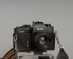 Vivitar 220/SL 35mm SLR Camera With 50mm F1.8 Len And Ever-ready Case(Vivitar Sl 200 35mm Slr Camera With 50mm F1 8 Len) -Vintage Camera Store vivitar220sl 20201219 189