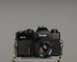 Vivitar 220/SL 35mm SLR Camera With 50mm F1.8 Len And Ever-ready Case(Vivitar Sl 200 35mm Slr Camera With 50mm F1 8 Len) -Vintage Camera Store vivitar sl220 serial97302392 20201215 105