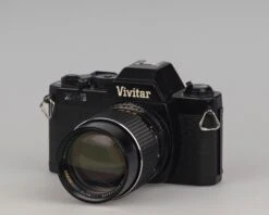 Vivitar VX-5 35mm SLR With Sears 135m F2.8 Lens(Copy Of Vivitar Vx 5 35mm Slr) -Vintage Camera Store vivitar vx5 35mm SLR camera 20200531 215